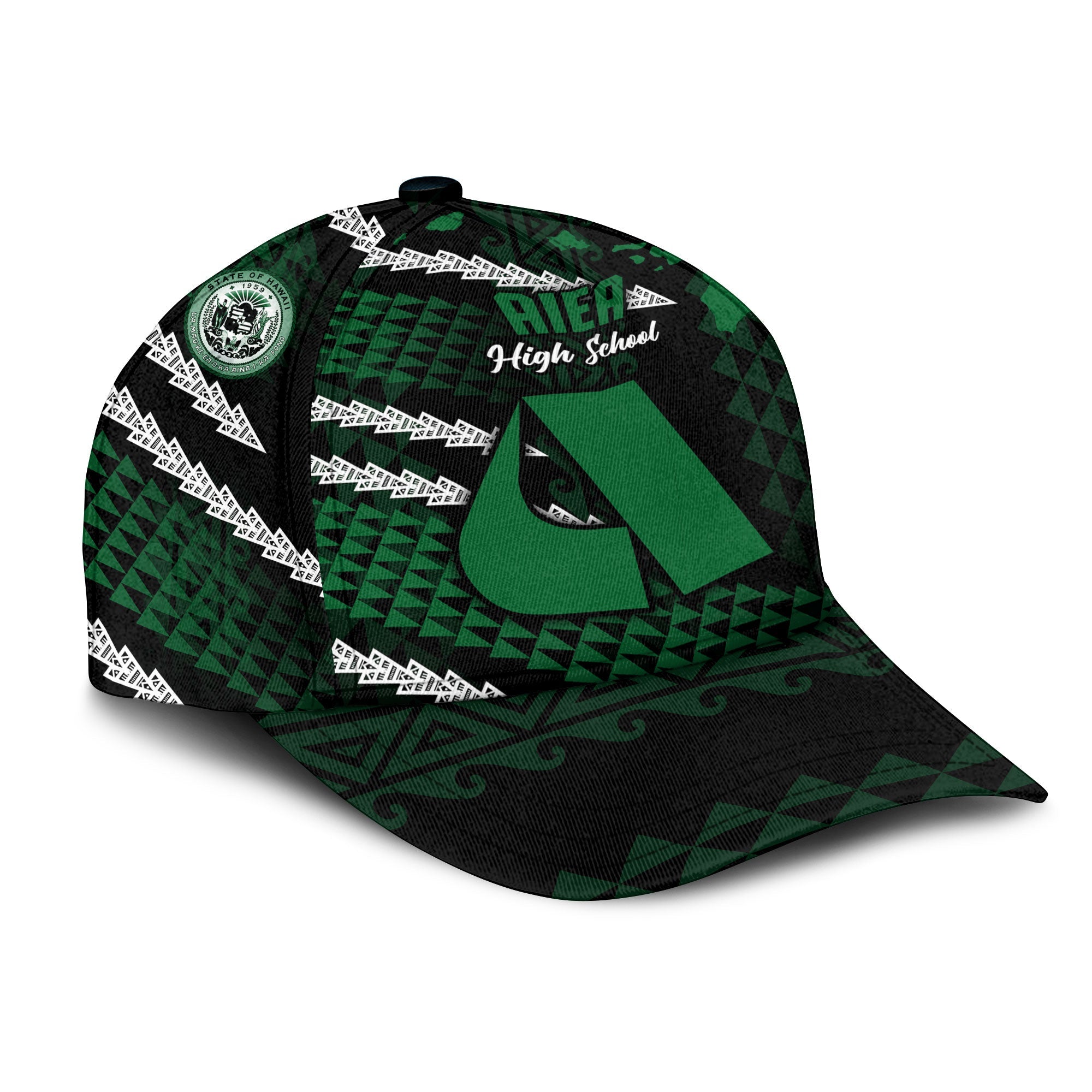 Hawaii Aiea High School Classic Cap Map Style