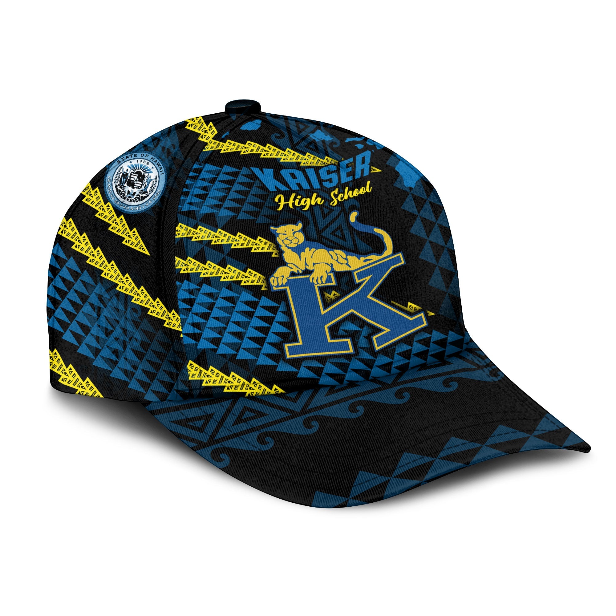 Hawaii Kaiser High School Classic Cap Map Style