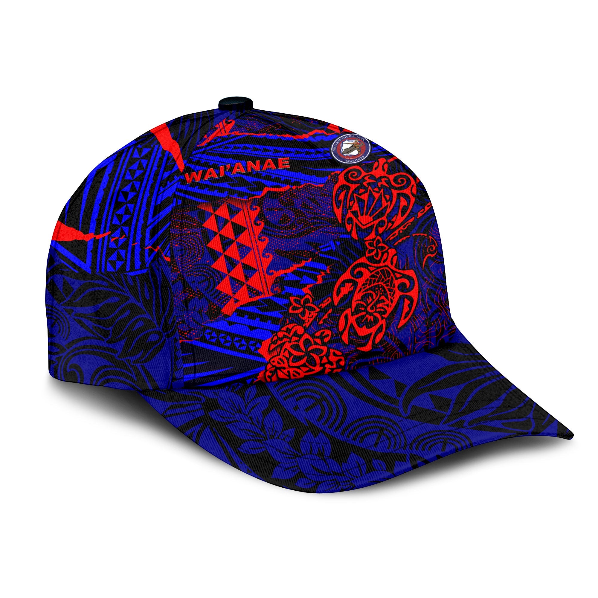 Hawaii Waianae High School Classic Cap Polynesian Turtle Style