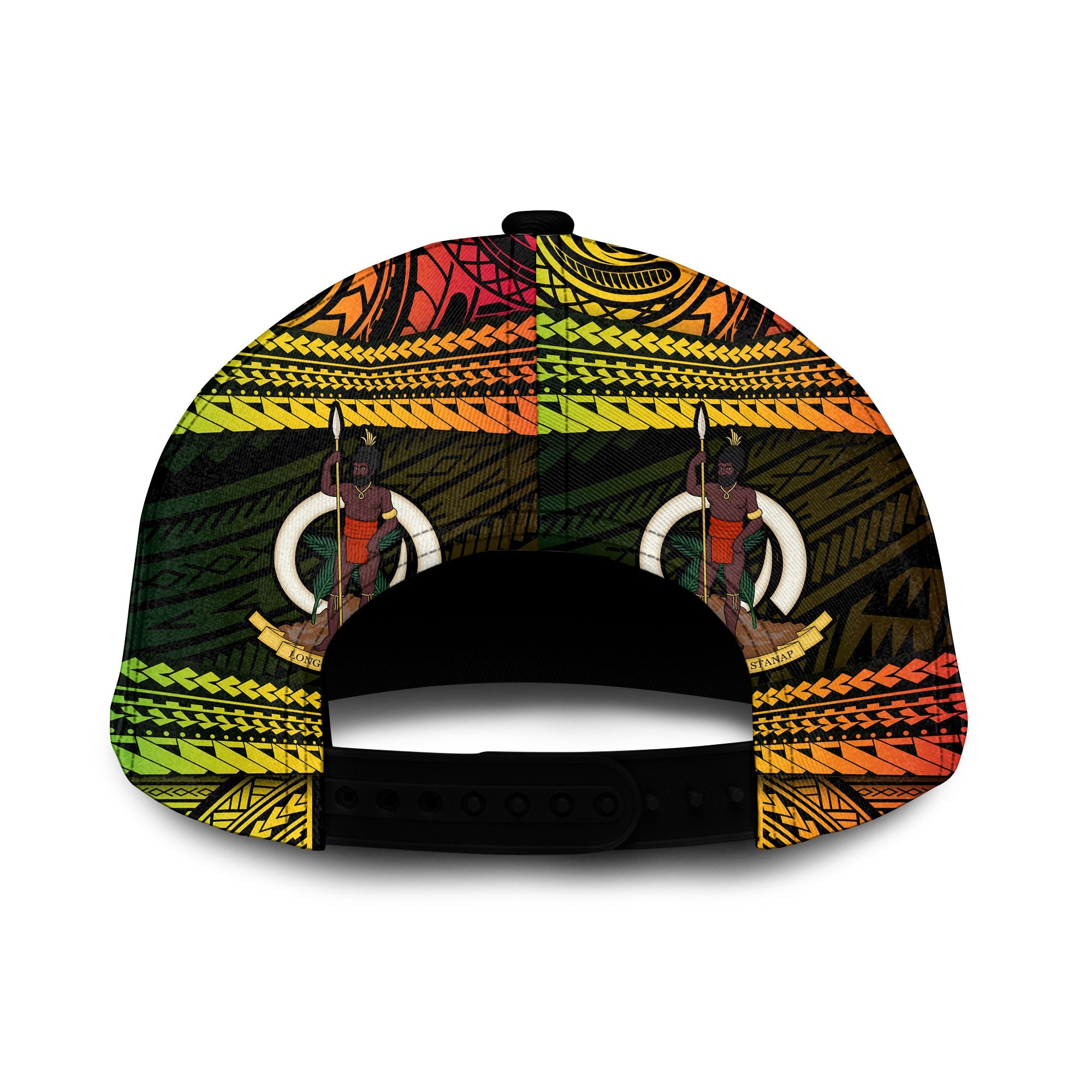 Vanuatu Flag & Coat Of Arms Classic Cap Reggae Style