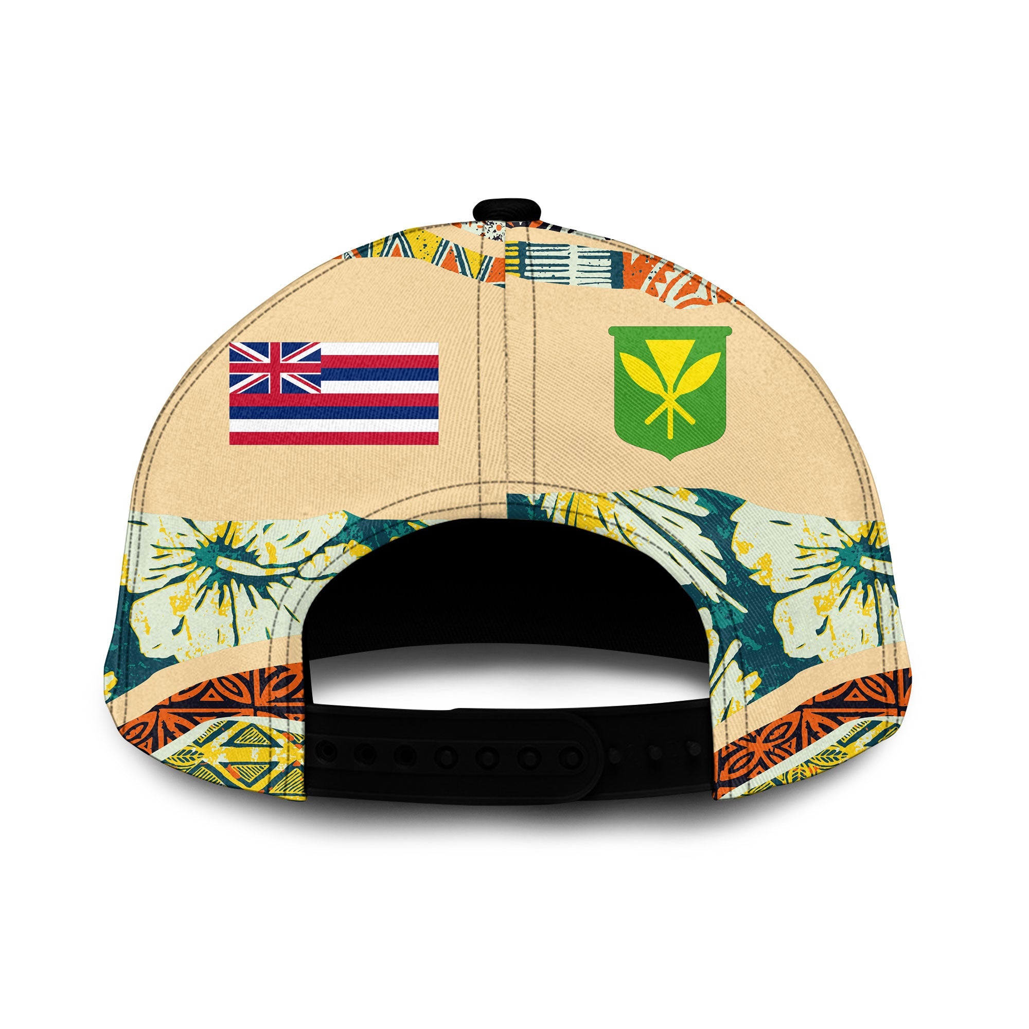 Hawaii Flag Classic Cap Coat Of Arm Style