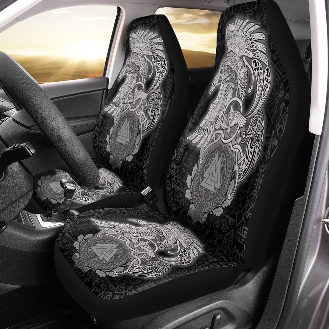 Viking Car Seat Cover Raven Celtic