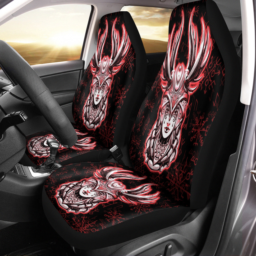 Viking Car Seat Cover Viking Valkyrie Red