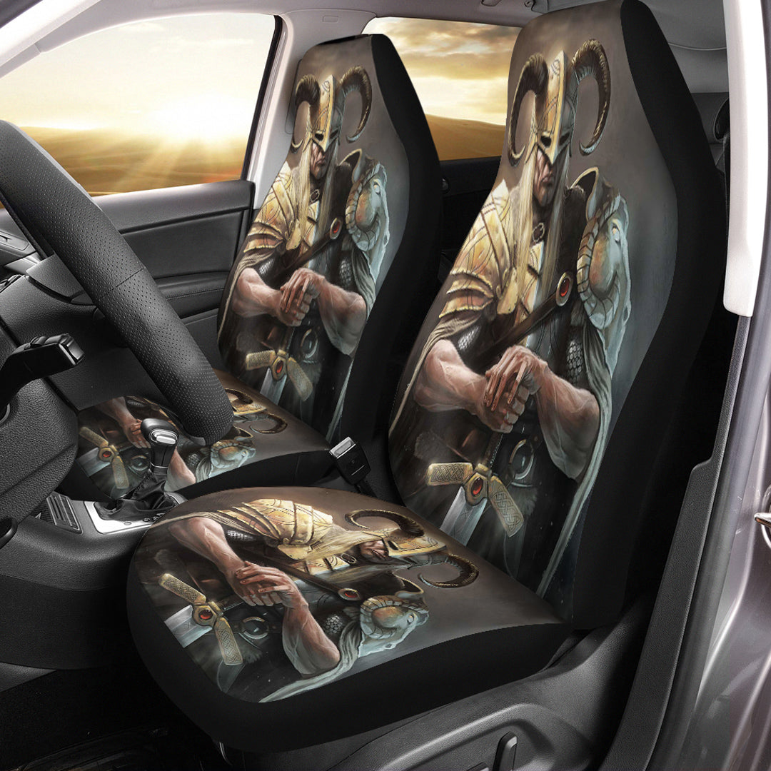 Viking Car Seat Cover Viking Gold Knights