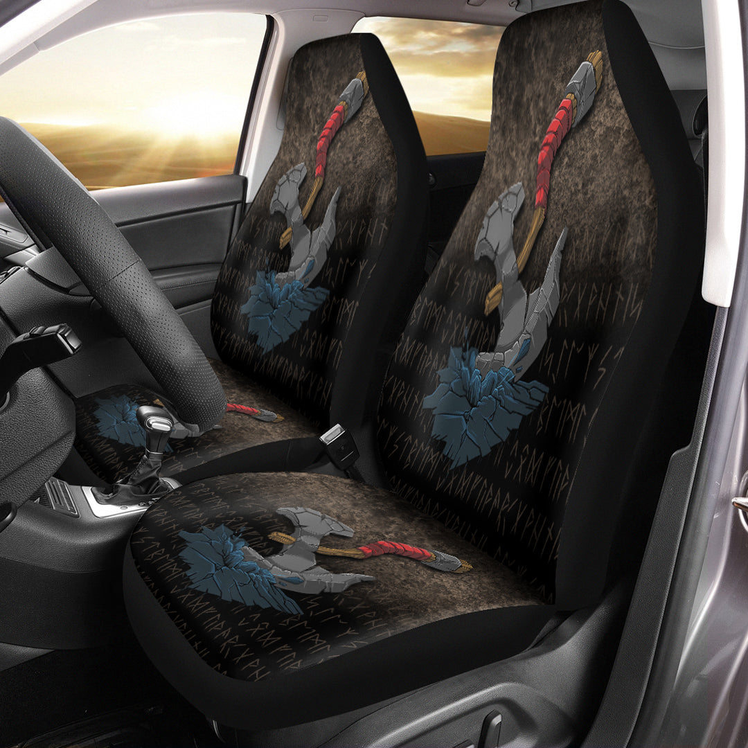 Viking Car Seat Cover Viking Axe Norse Mythology