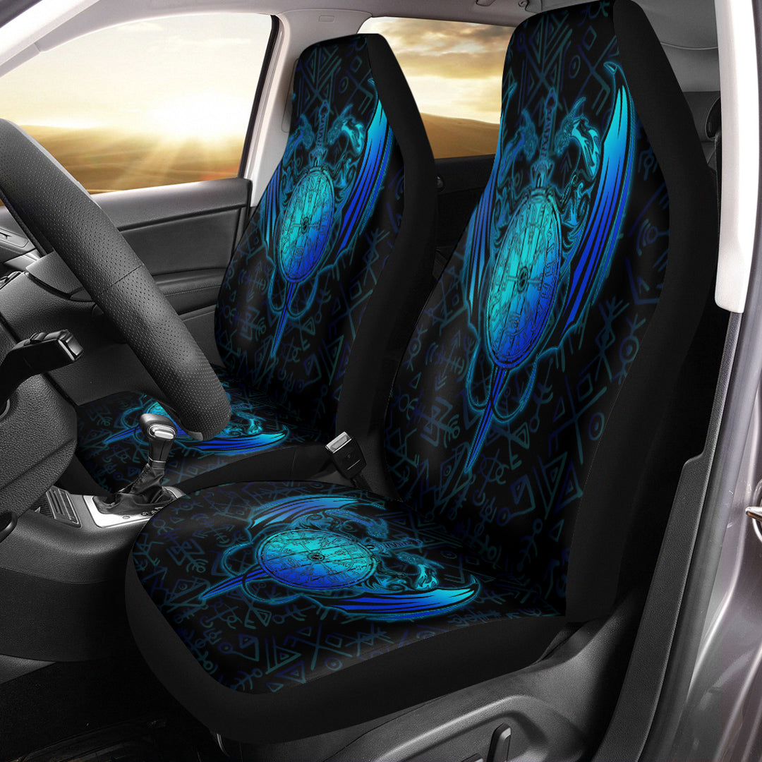 Viking Car Seat Cover Dragon Viking Set