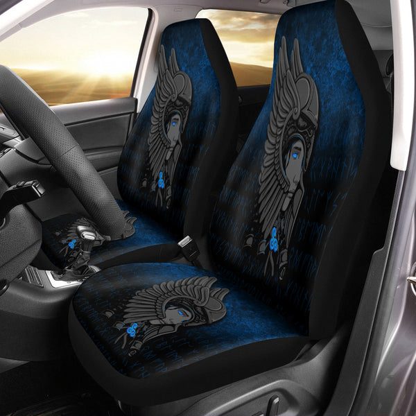 Viking Car Seat Cover Valkyrie Queen Sigrun Viking Warrior