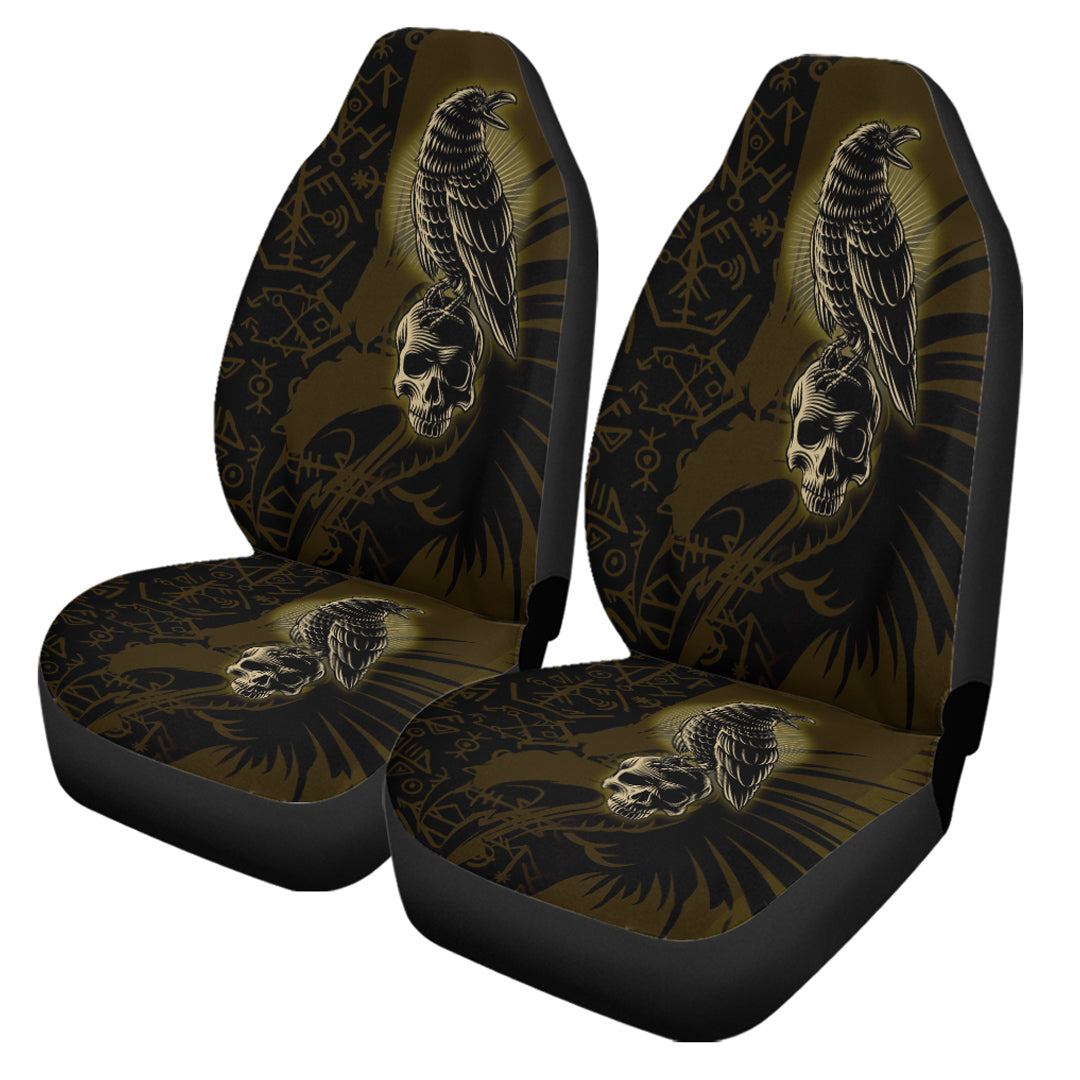 Viking Car Seat Cover Raven Special Style