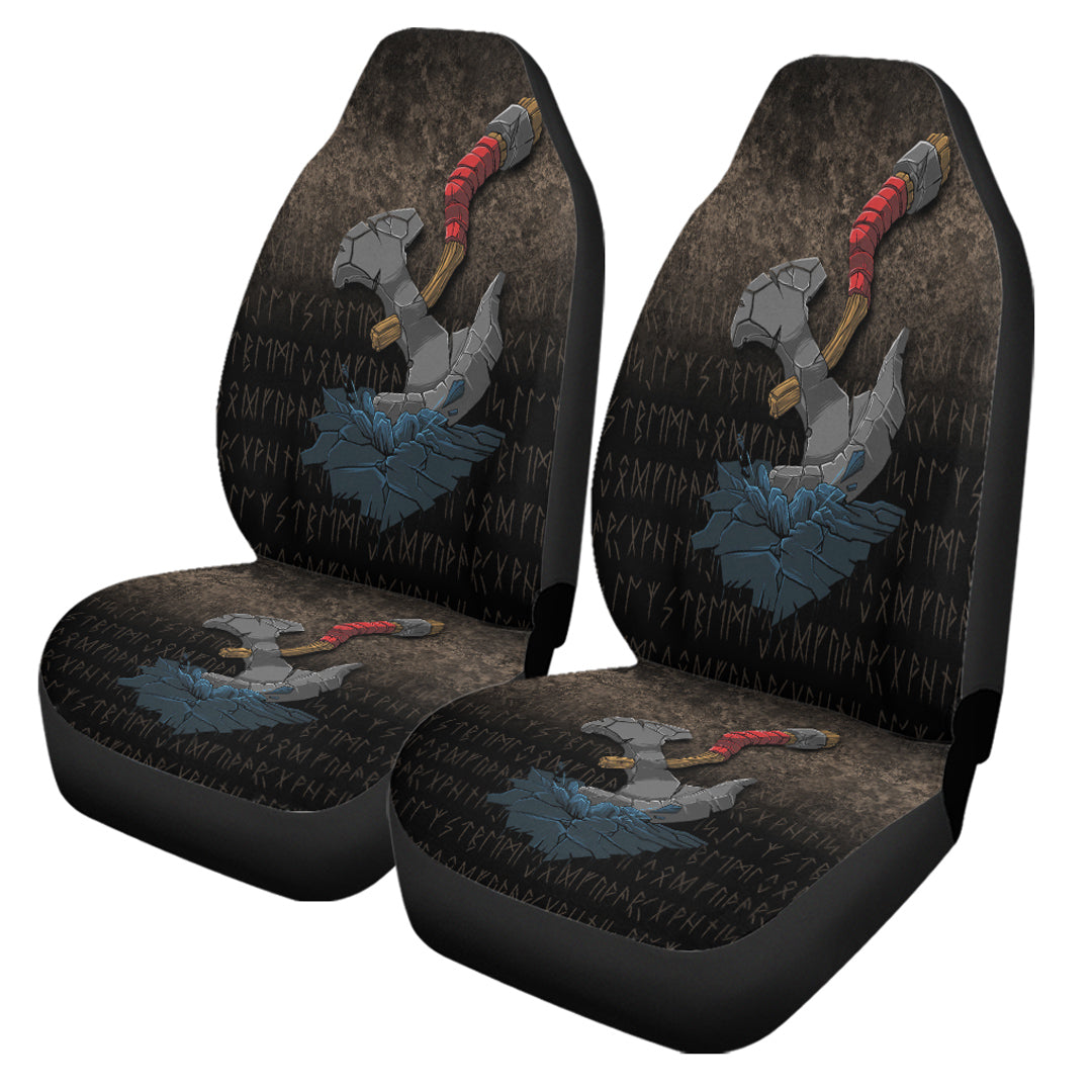 Viking Car Seat Cover Viking Axe Norse Mythology