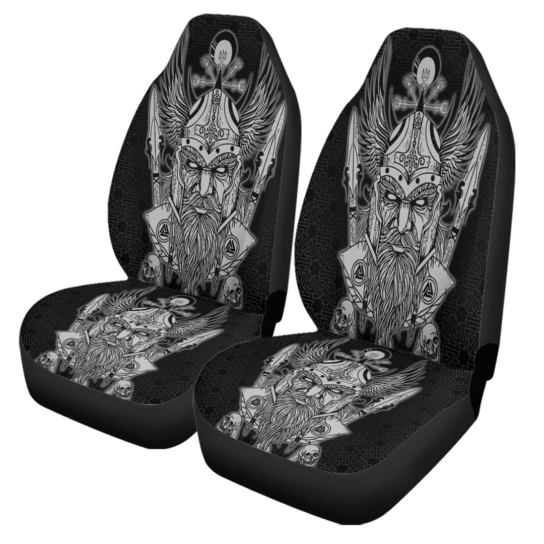 Viking Car Seat Cover Odin And Raven