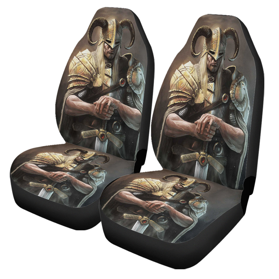 Viking Car Seat Cover Viking Gold Knights