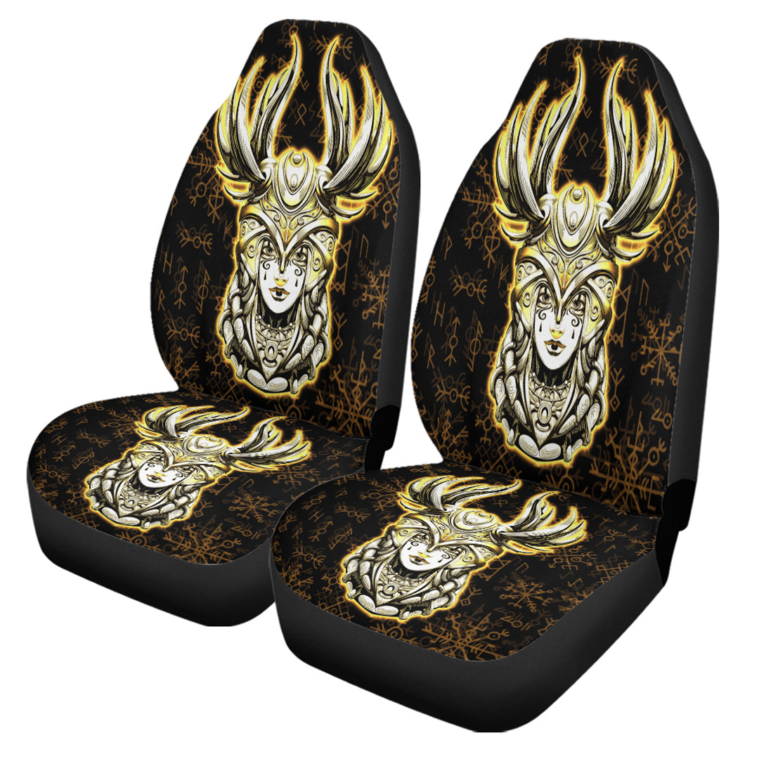 Viking Car Seat Cover Viking Valkyrie Gold