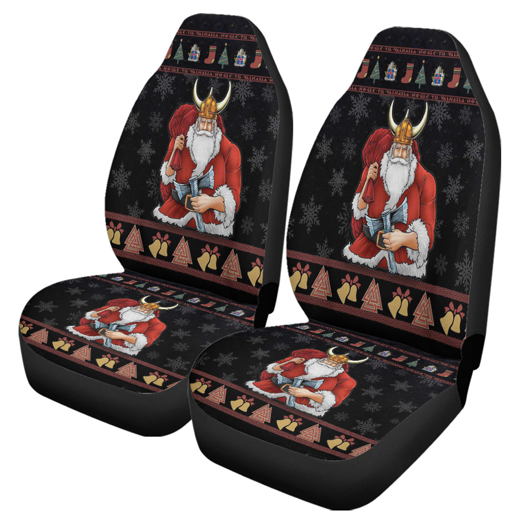 Viking Car Seat Cover Christmas Iceland Santa