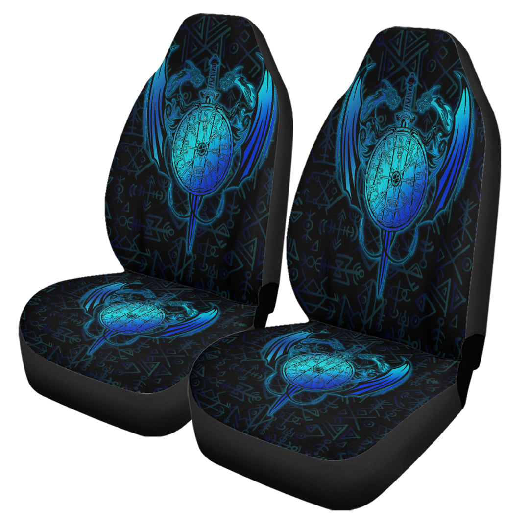 Viking Car Seat Cover Dragon Viking Set