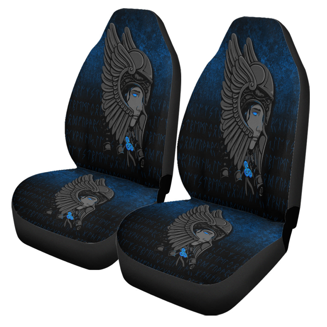 Viking Car Seat Cover Valkyrie Queen Sigrun Viking Warrior