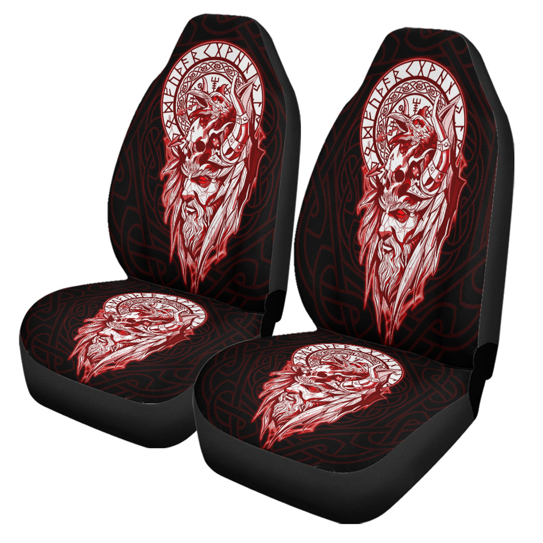 Viking Car Seat Cover Viking Odin Set Red