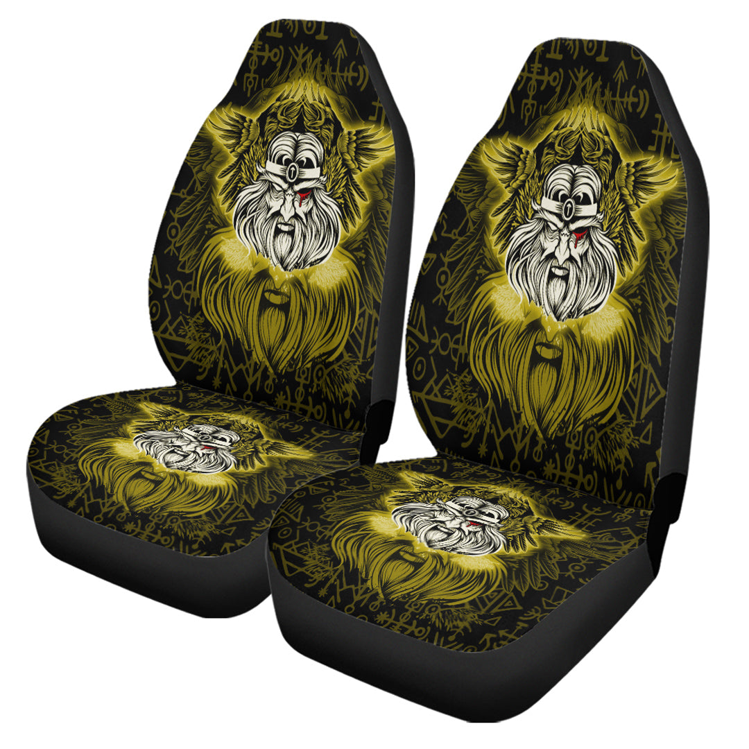 Viking Car Seat Cover Viking Odin Gold