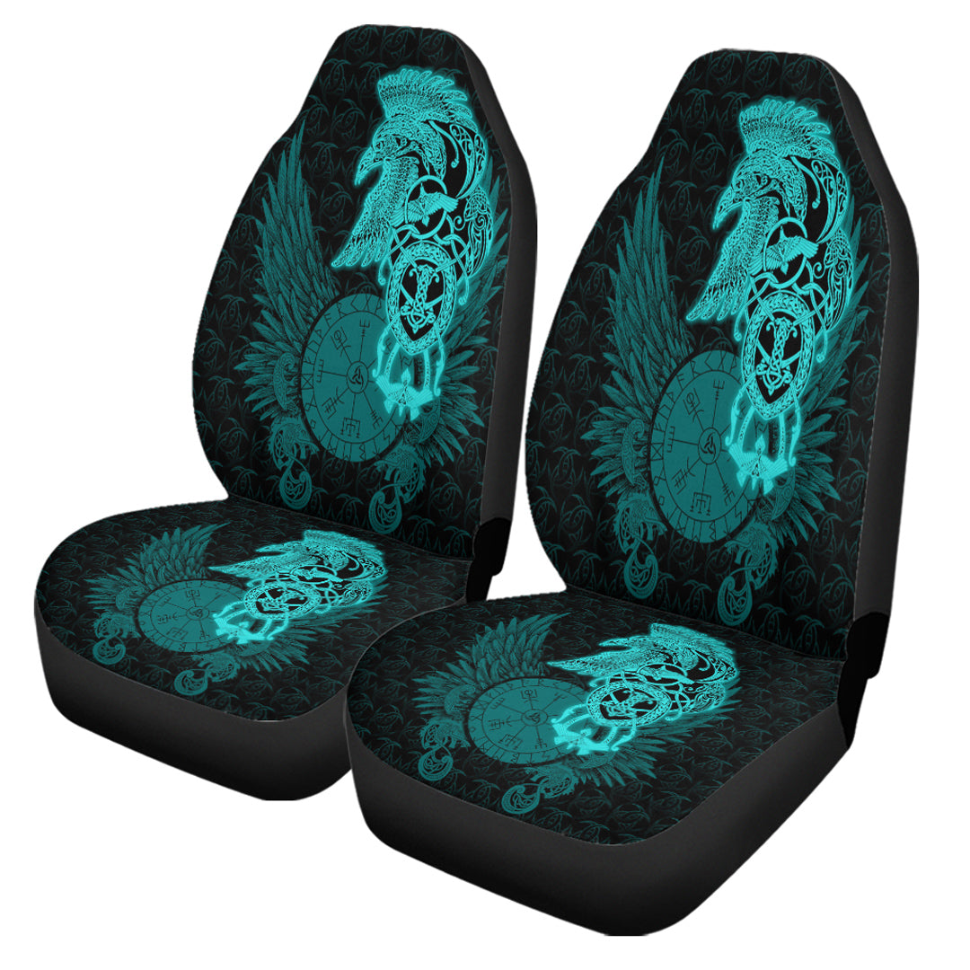 Viking Car Seat Cover Raven Viking Turquoise