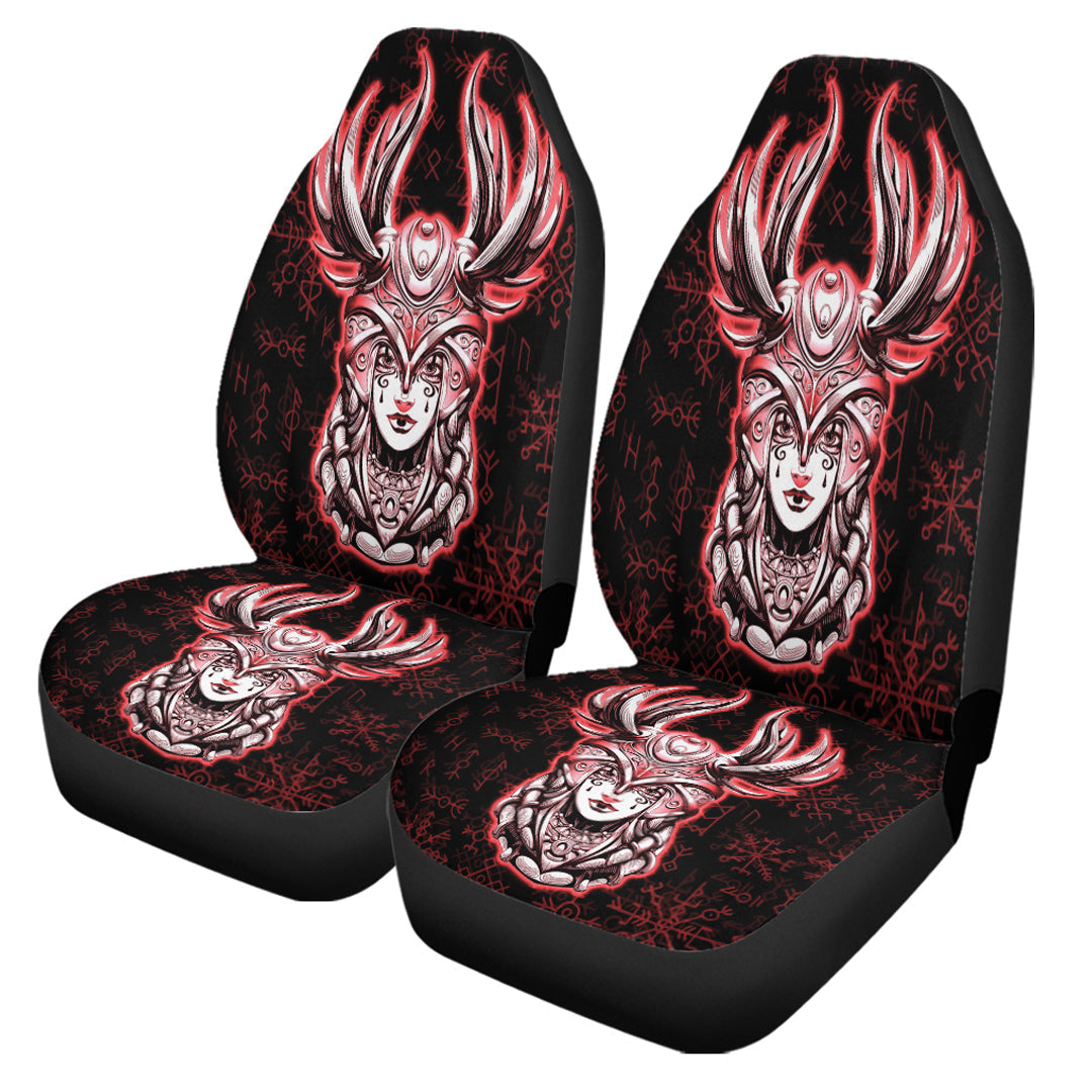 Viking Car Seat Cover Viking Valkyrie Red