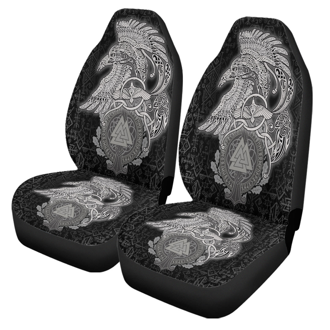 Viking Car Seat Cover Raven Celtic