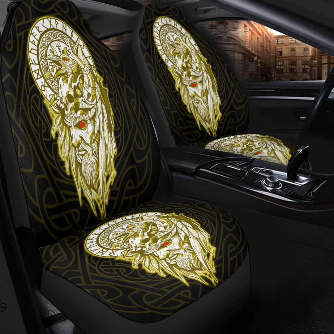 Viking Car Seat Cover Viking Odin Set Gold