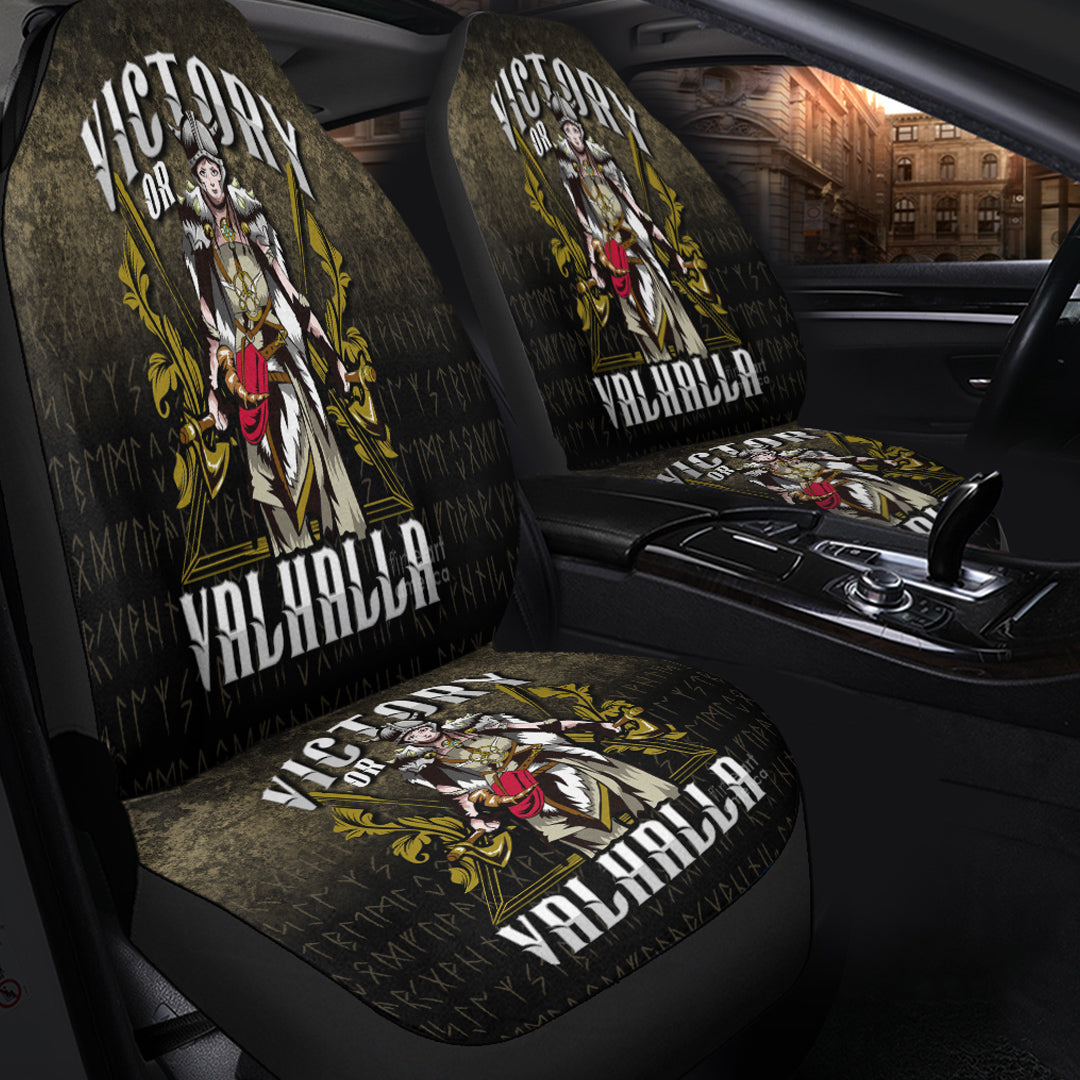 Viking Car Seat Cover Victory Or Valhalla Norse Myth Viking Historical