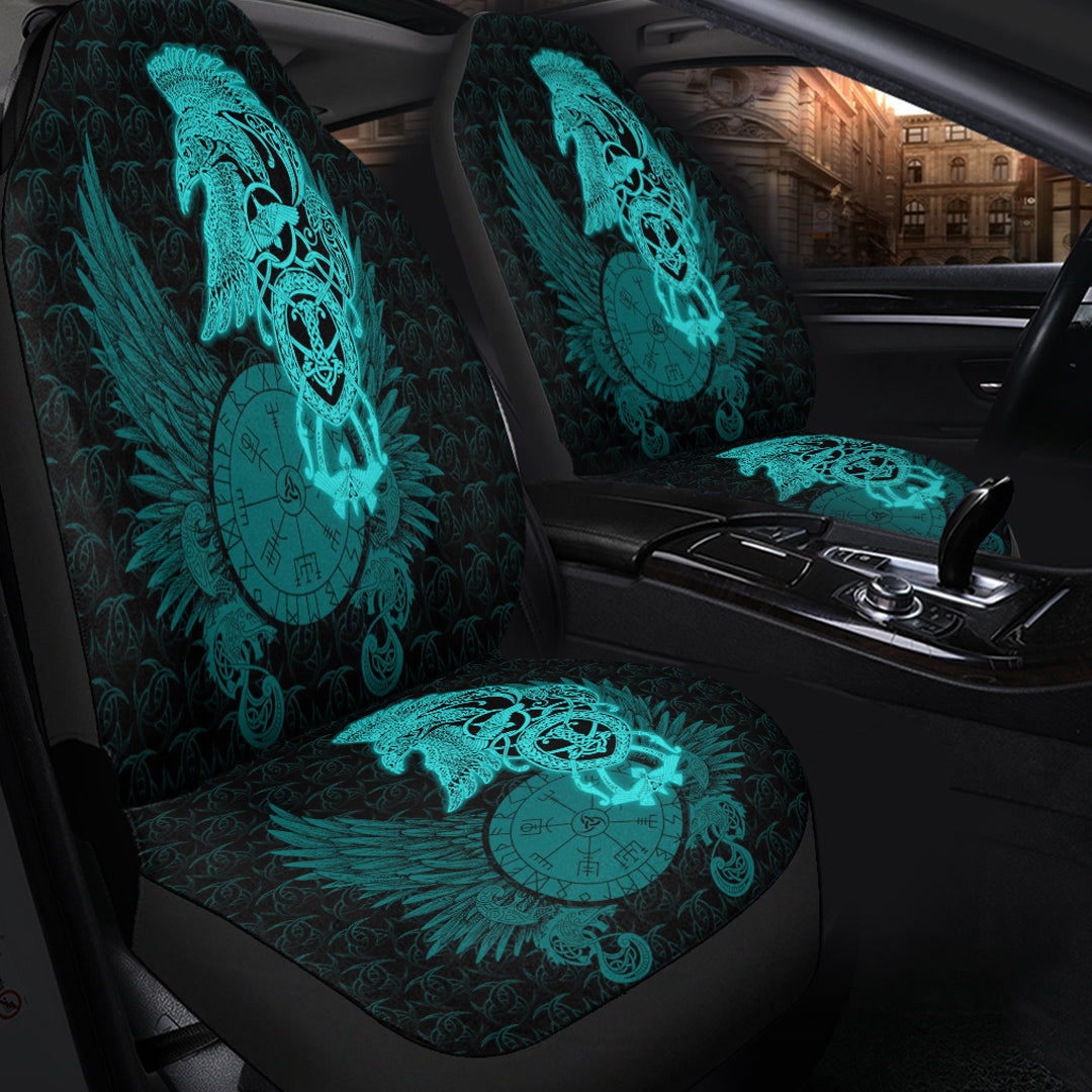 Viking Car Seat Cover Raven Viking Turquoise