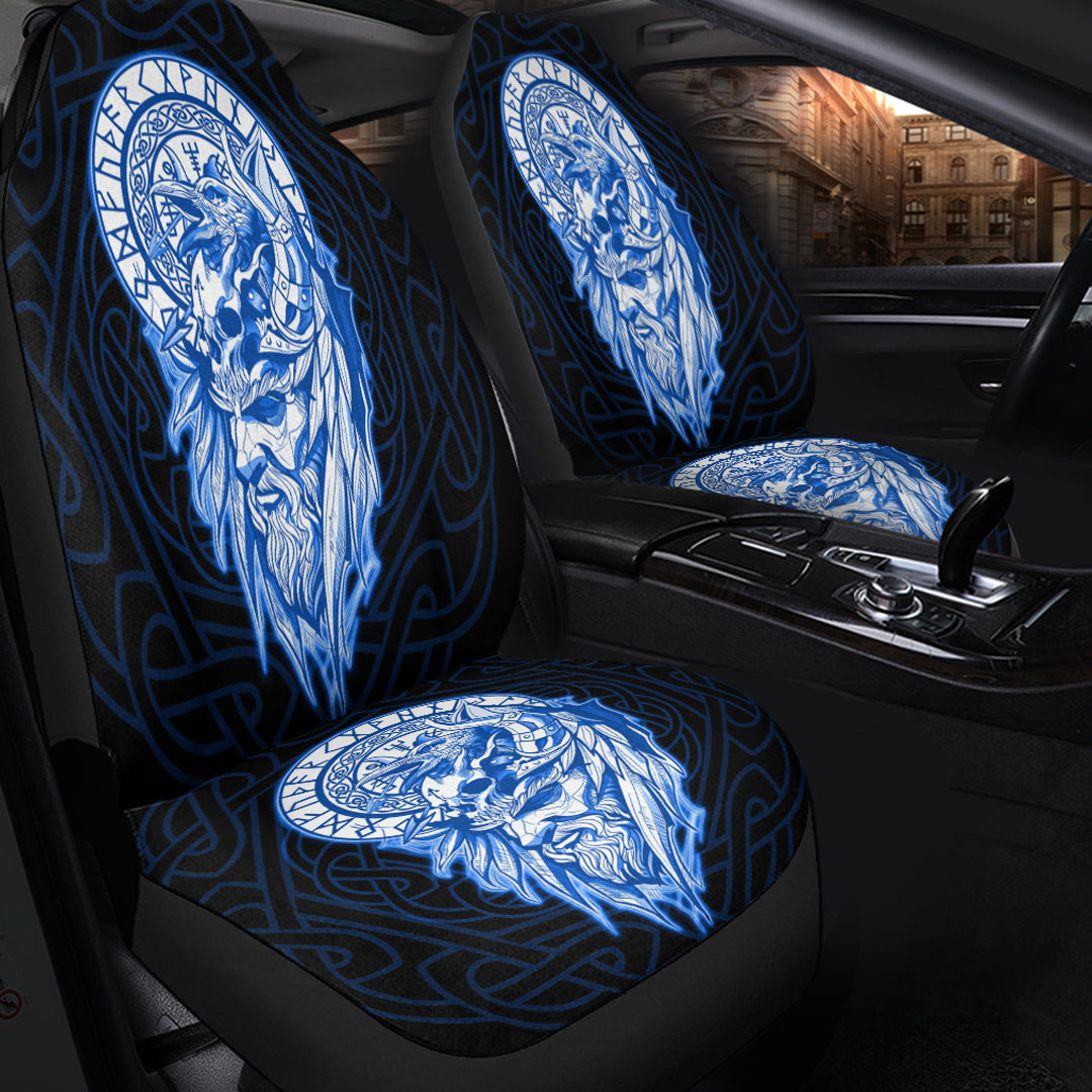 Viking Car Seat Cover Viking Odin Set Blue