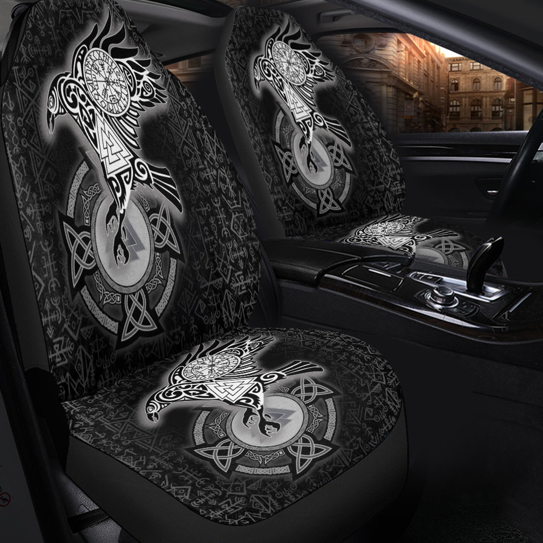 Viking Car Seat Cover Celtic Raven