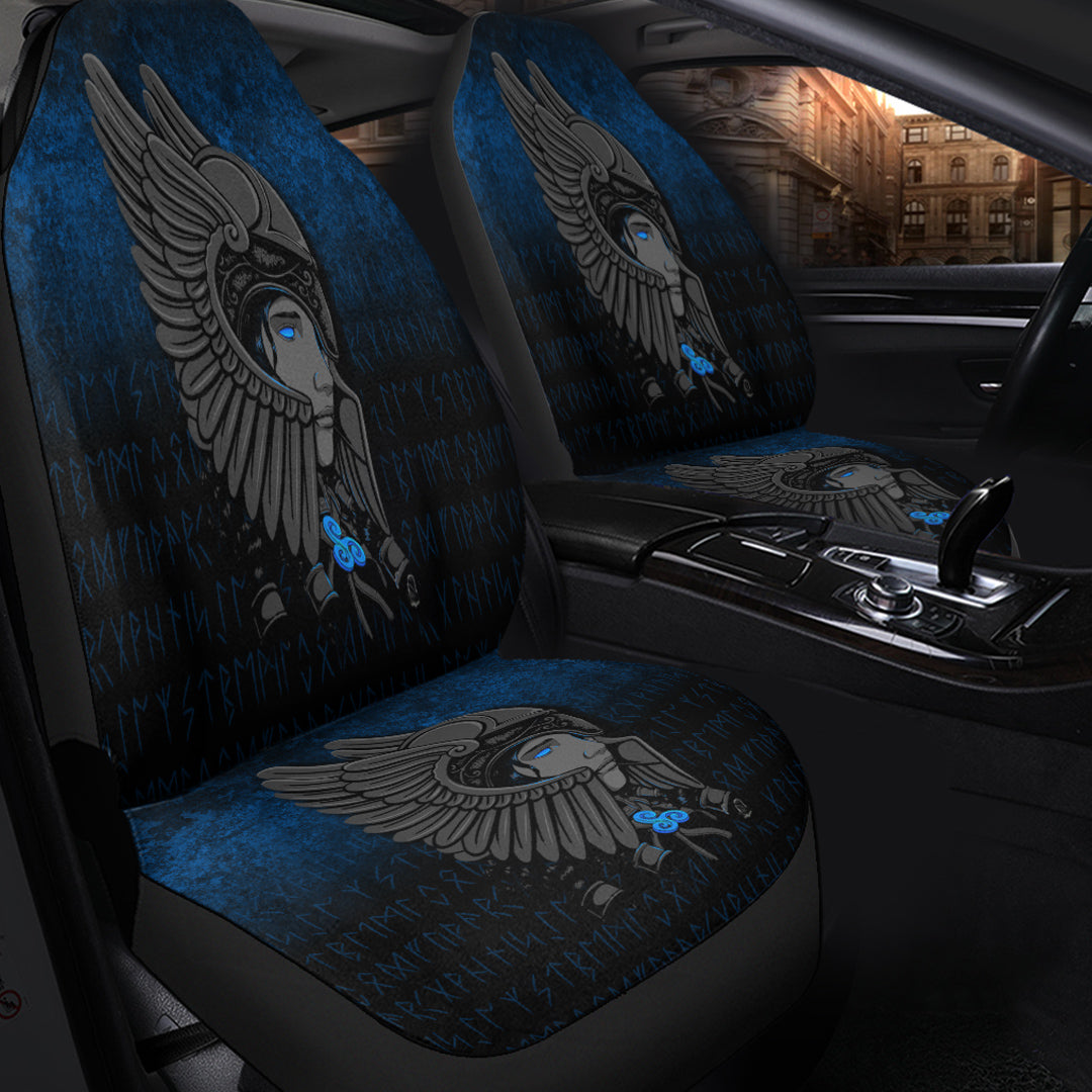 Viking Car Seat Cover Valkyrie Queen Sigrun Viking Warrior