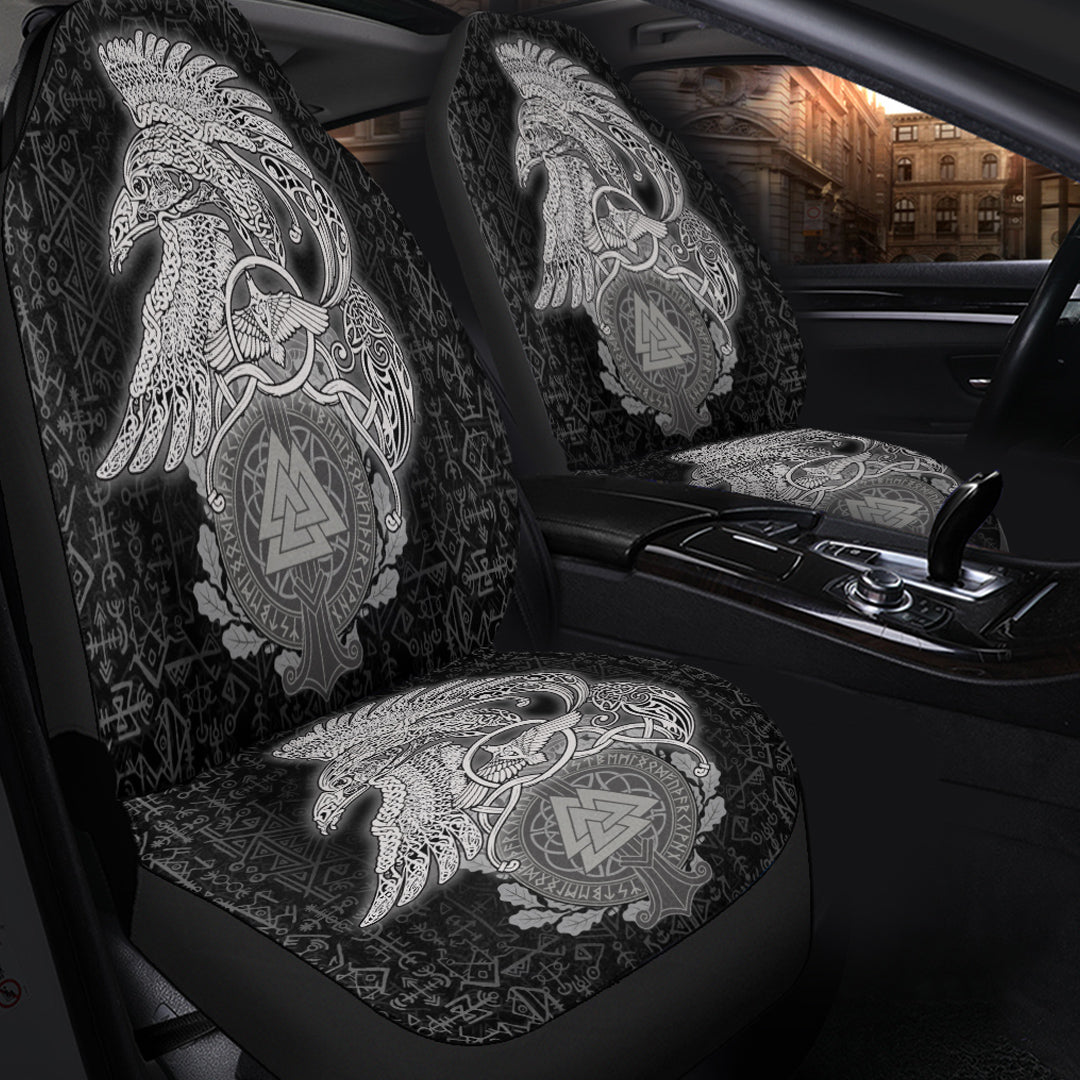 Viking Car Seat Cover Raven Celtic