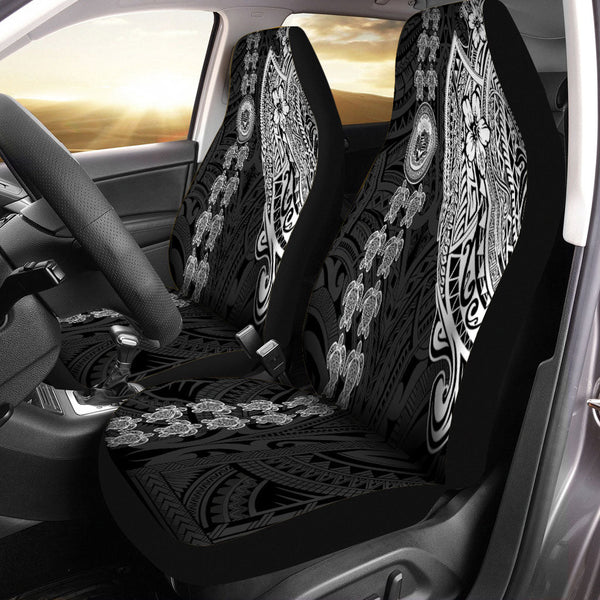 Hawaii Seal Polynesian Turtle Line Car Seat Cover