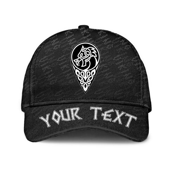 Custom Viking Classic Cap Celtic Dragon Tattoo And Symbol Of Force Dream Magic