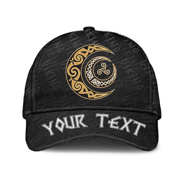 Custom Viking Classic Cap Celtic Moons