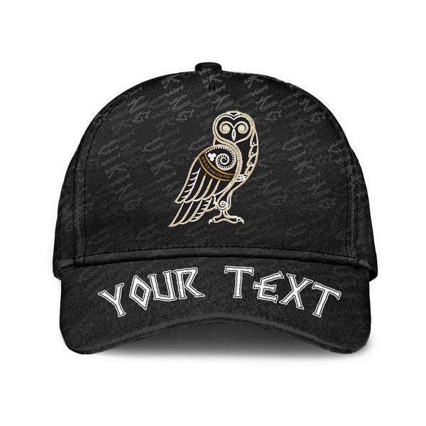 Custom Viking Classic Cap Celtic Owl