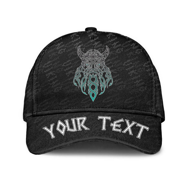 Custom Viking Classic Cap Celtic Tangle Face