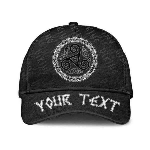 Custom Viking Classic Cap Celtic The Triskele