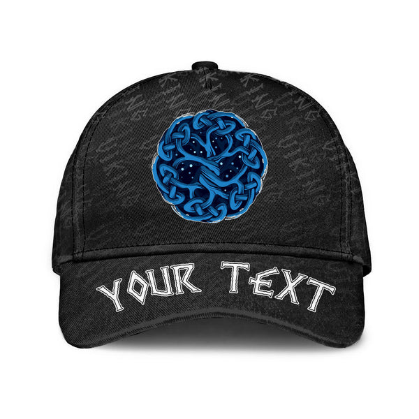 Custom Viking Classic Cap Celtic Tree Of Life Yggdrasil Mystic Night