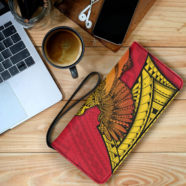 Papua New Guinea Independence Day Clutch Purse Raggiana Bird of Paradise Style