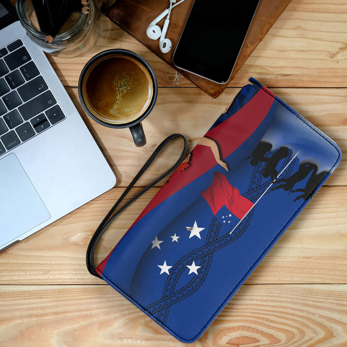 Samoa Independence Day Clutch Purse Celebrating Dance Style