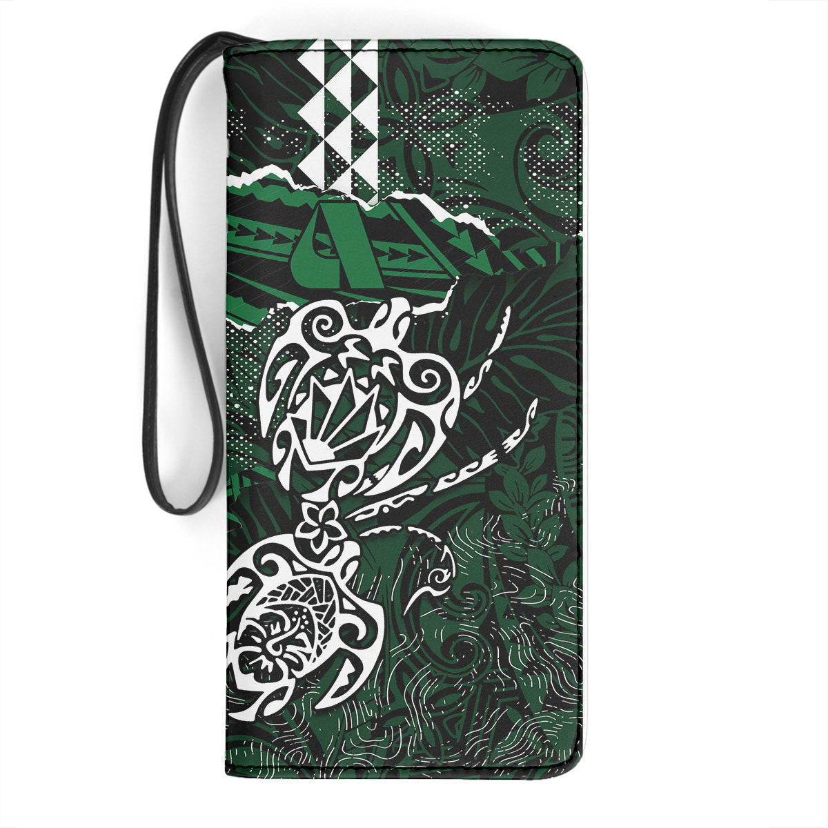 Hawaii Aiea High School Clutch Purse Polynesian Turtle Style