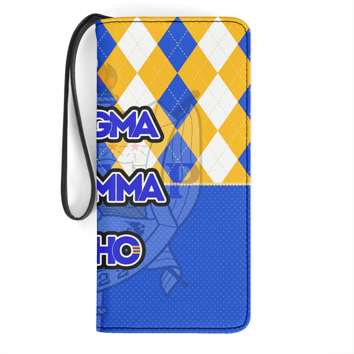 Sorority Clutch Purse - Christmas Sigma Gamma Rho Girl Clutch Purse Rhombus Pattern Style