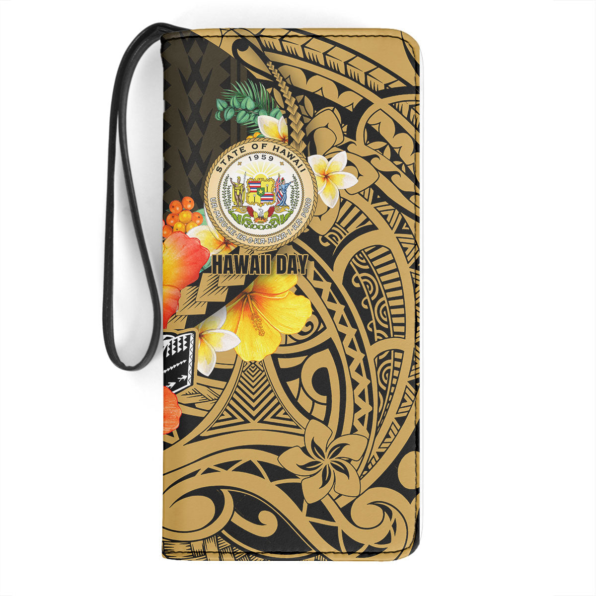 Hawaii Day King Kamehameha Clutch Purse