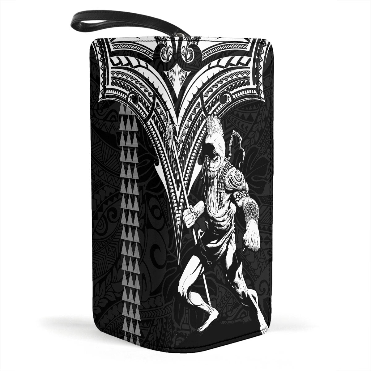 Hawaii Ikaika Warrior Clutch Purse Polynesian Tattoo Style