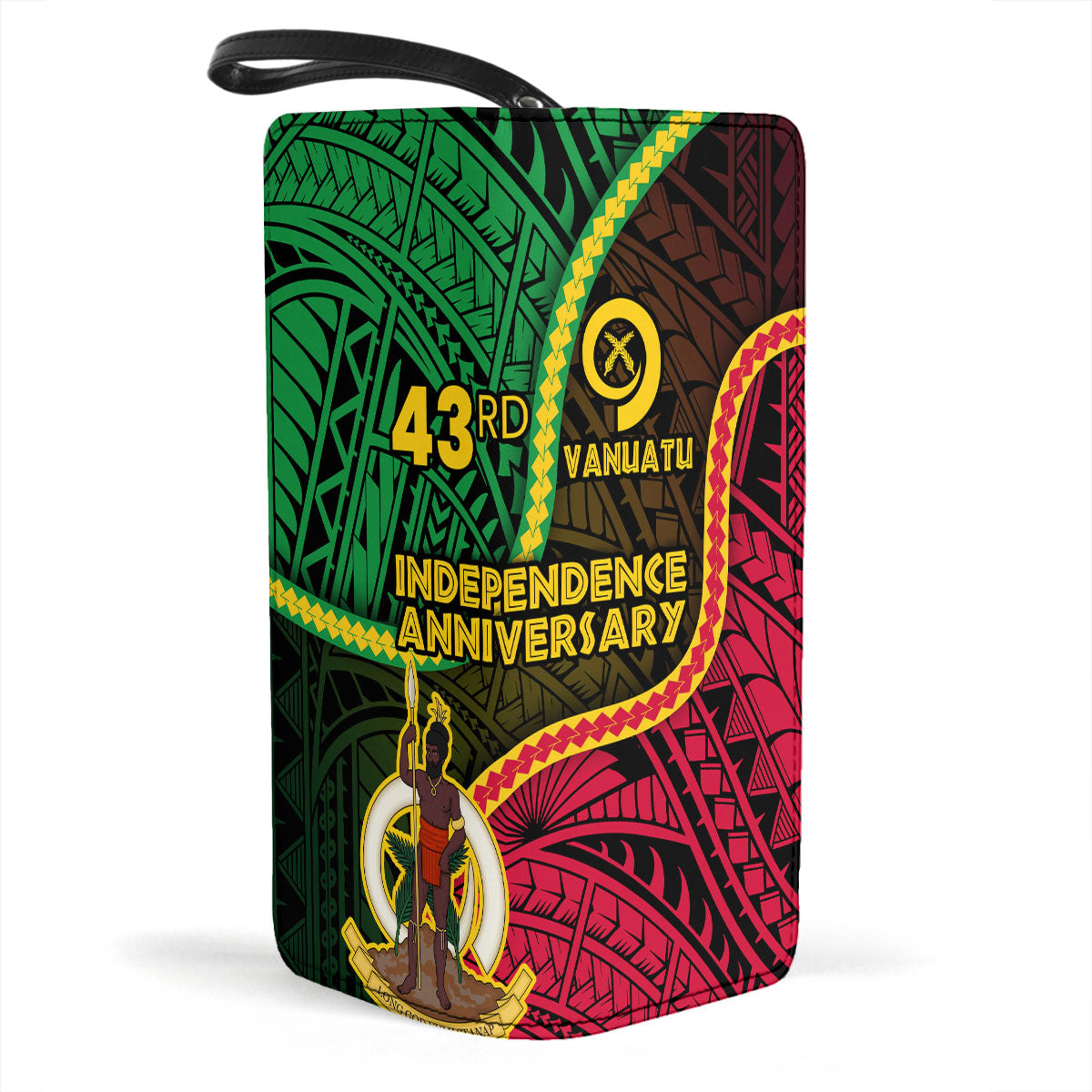 Vanuatu Clutch Purse Independence Day 43rd Anniversary Style