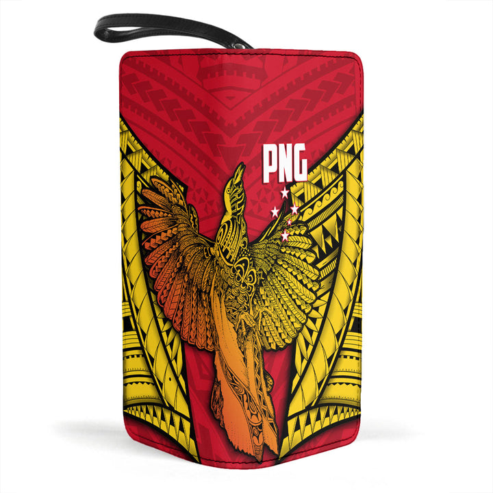 Papua New Guinea Independence Day Clutch Purse Raggiana Bird of Paradise Style