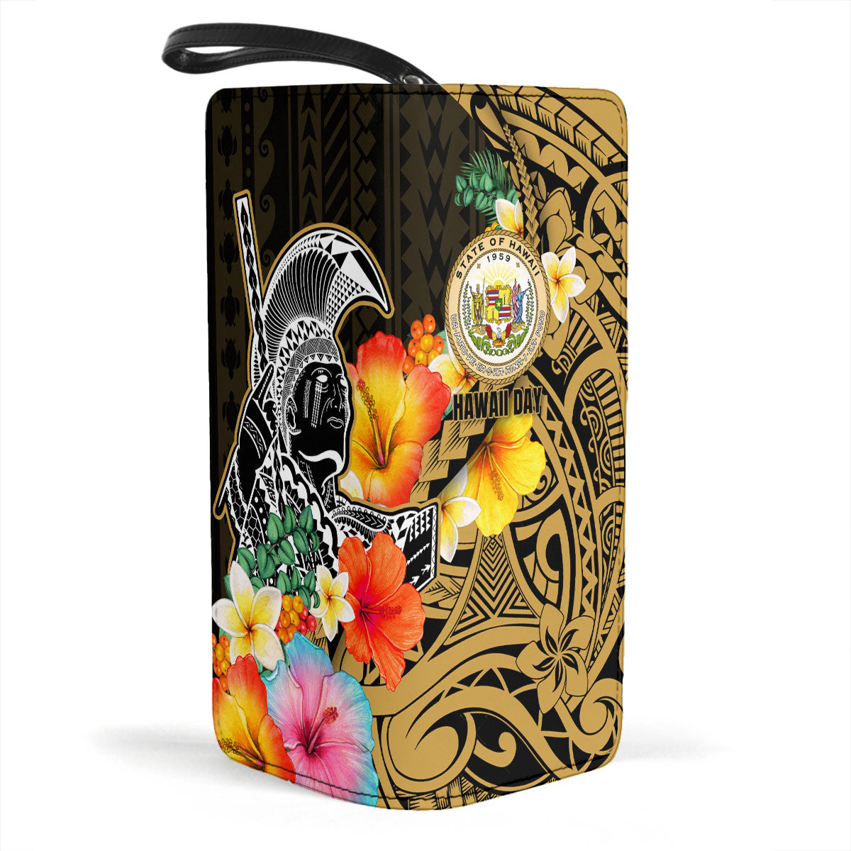 Hawaii Day King Kamehameha Clutch Purse