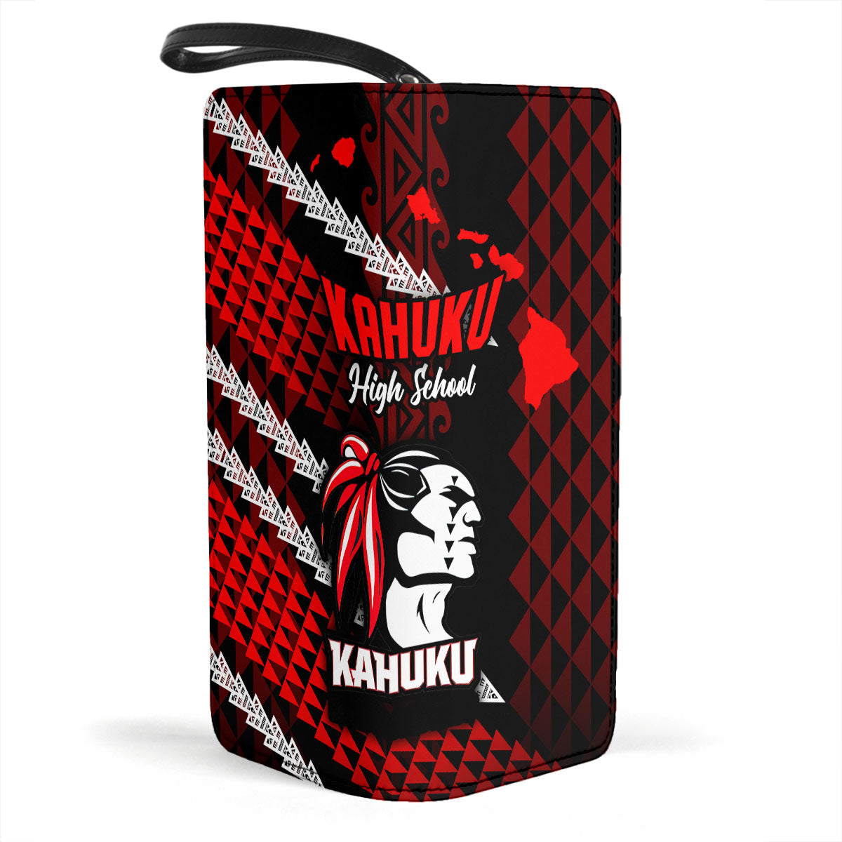 Hawaii Kahuku High & Intermediate School Clutch Purse Map Style