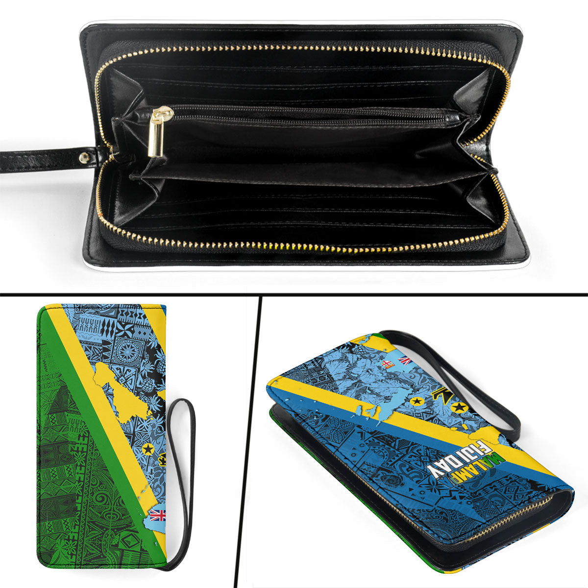 Malampa Fiji Day Clutch Purse