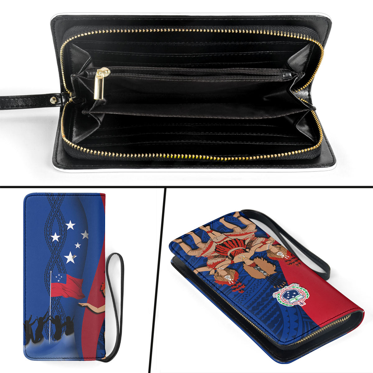 Samoa Independence Day Clutch Purse Celebrating Dance Style